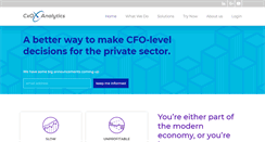 Desktop Screenshot of cxo-analytics.com